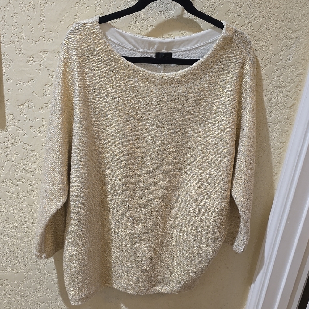 Elegant Cream Sweater Worthington XLT